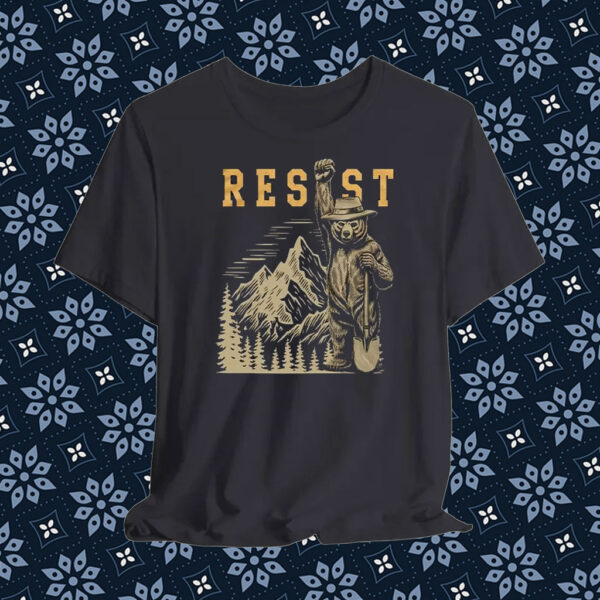 Smokey Bear Resist, Parks Over Profit Granola T-Shirt