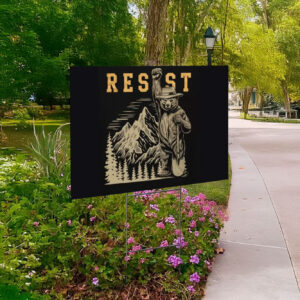 Smokey Bear Resist, Parks Over Profit Granola Yard Sign