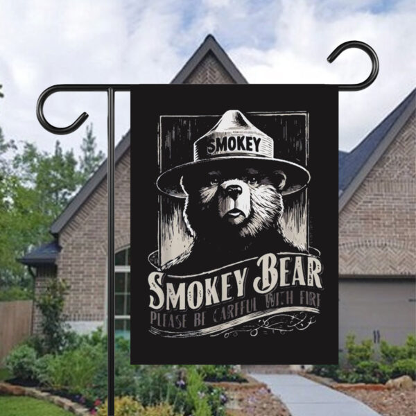 Smokey Bear Resist, Protect Our National Parks Flag