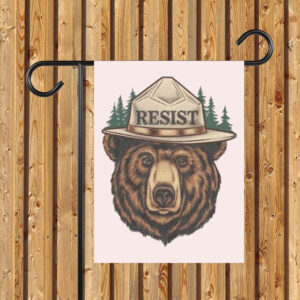 Smokey Bear Shirt National Park Protest Flag Resist Bear