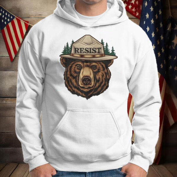 Smokey Bear Shirt National Park Protest, Resist Bear T-Shirt