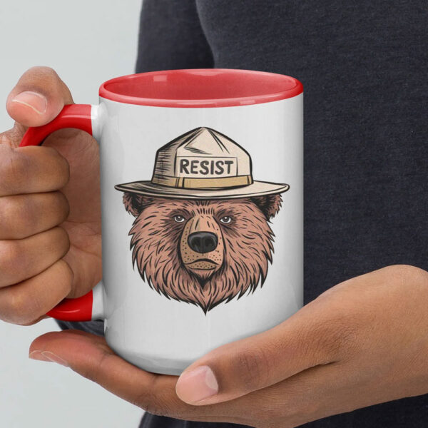 Smokey The Bear Resist, Protect Our National Parks Mug