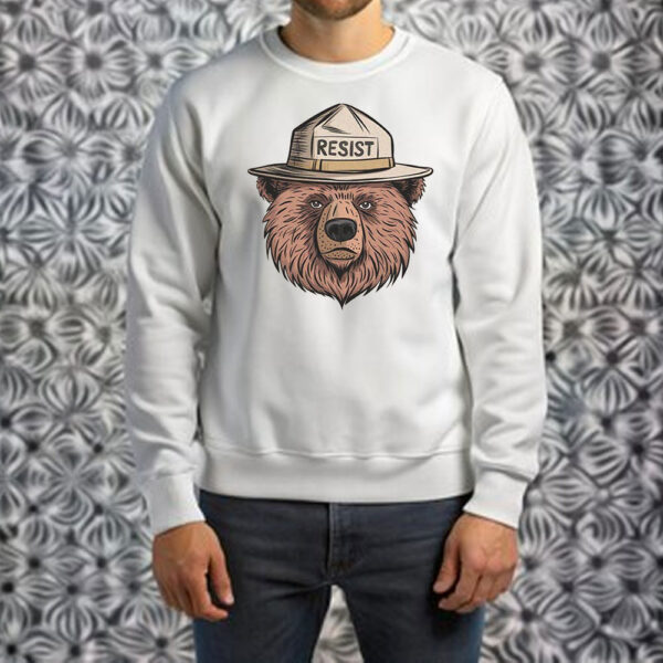 Smokey The Bear Resist, Protect Our National Parks T-Shirt