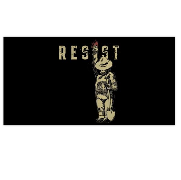 Smokey The Resist Bear Bumper Stickers