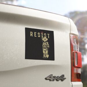 Smokey The Resist Bear Car Magnets