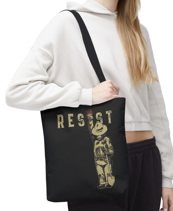 Smokey The Resist Bear Tote Bag