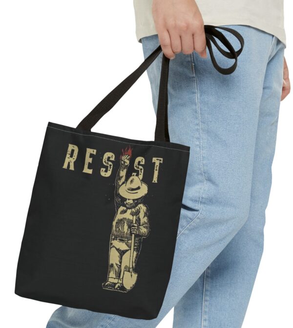 Smokey The Resist Bear Tote Bag