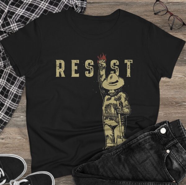 Smokey The Resist Bear Women's T-Shirt