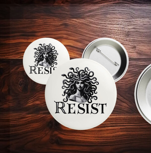 Snake girl resist Button