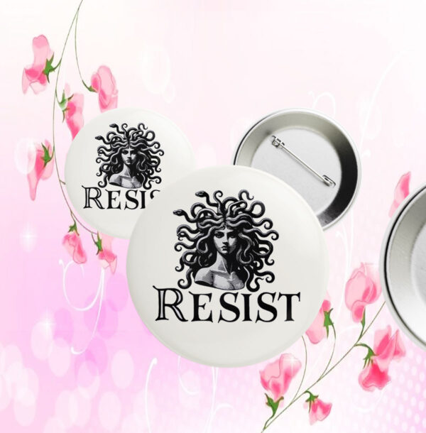 Snake girl resist Button