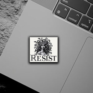 Snake girl resist Sticker