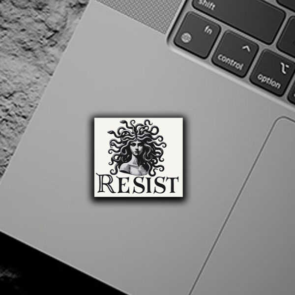 Snake girl resist Sticker