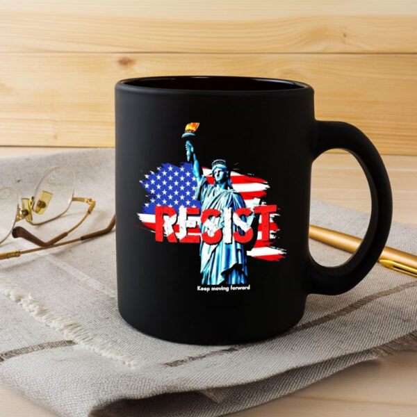 Statue of Liberty resist keep moving forward Mug