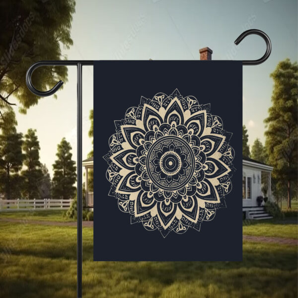 Subtle Anti Fascist FDT Mandala Political Flag