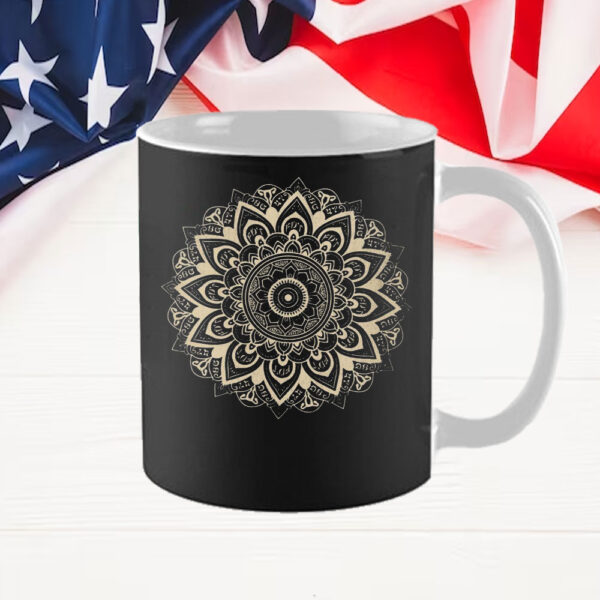 Subtle Anti Fascist FDT Mandala Political Mugs