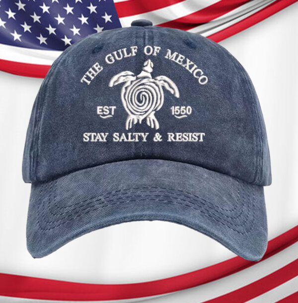 The Gulf Of Mexico EST 1550 Stay Salty & Resist Hat