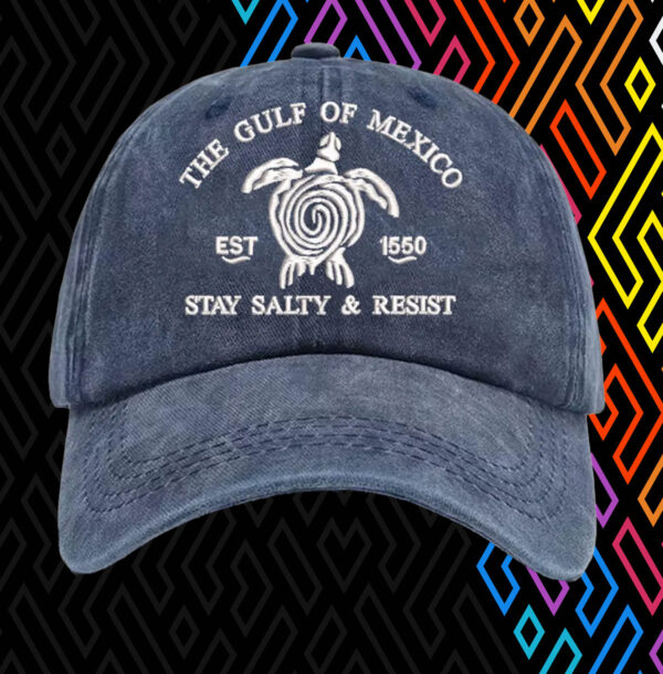 The Gulf Of Mexico EST 1550 Stay Salty & Resist Hat