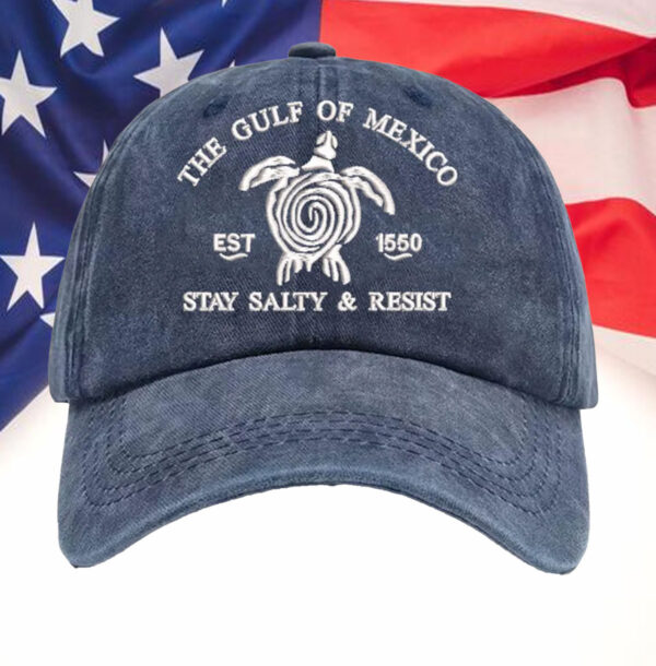 The Gulf Of Mexico EST 1550 Stay Salty & Resist Hat