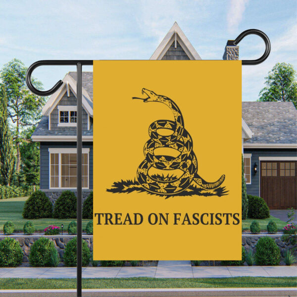 Tread On Fascists Activist Leftist Protest Flag