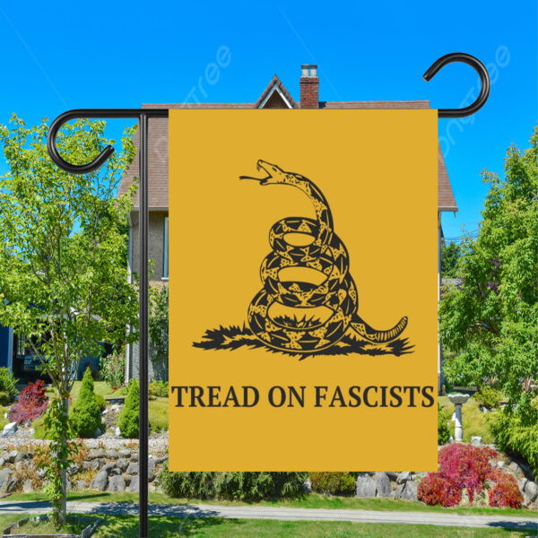 Tread On Fascists Activist Leftist Protest Flag