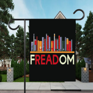 fREADom Anti Ban Books Freedom To Read Flag