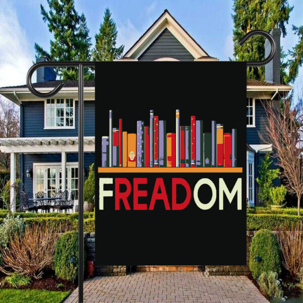 fREADom Anti Ban Books Freedom To Read Flag