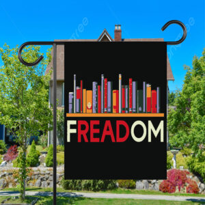 fREADom Anti Ban Books Freedom To Read Flag