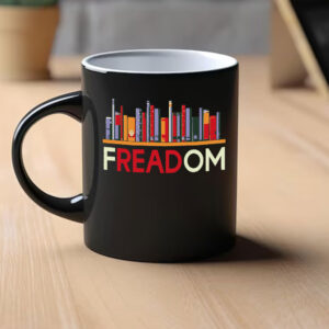 fREADom Anti Ban Books Freedom To Read Mug